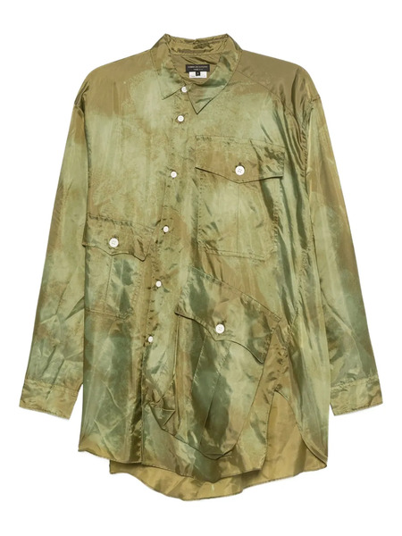  Comme Des Garçons Homme Plus Multiple-pocket Shirt - Green 