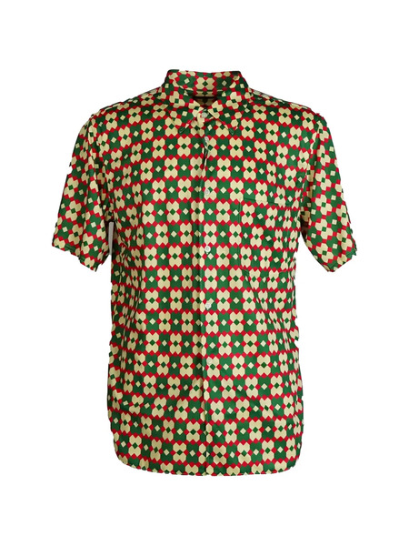  Comme Des Garçons Homme Plus Printed Shirt - Green 