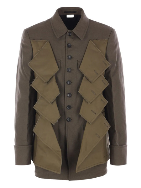  Comme Des Garçons Homme Plus Single-breasted Jacket - Green 