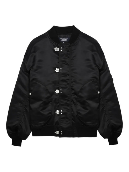  Comme Des Garçons Homme Satin-finish Bomber Jacket - Black 