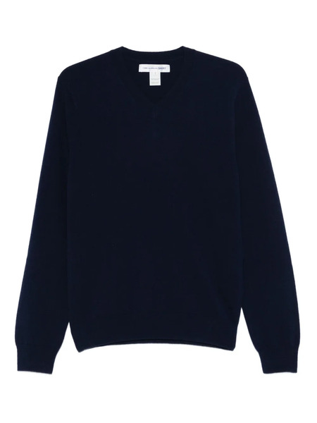  Comme Des Garçons Homme V-neck Sweater - Blue 
