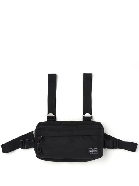  Comme Des Garçons Homme X Porter Logo-patch Chest Bag - Black 