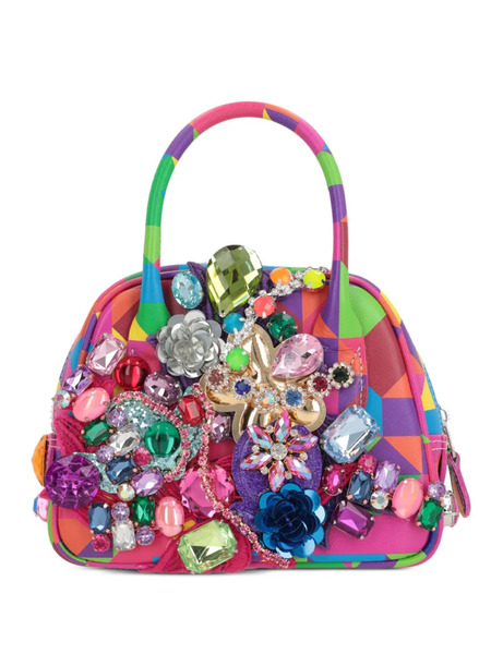  Comme Des Garçons Jewelled Mini Handbag - Pink 