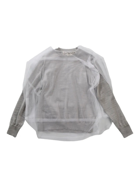  Comme Des Garçons Layered Sweatshirt - Grey 