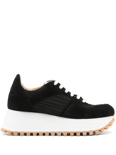  Comme Des Garçons Marathon Platformer Sneakers - Black 