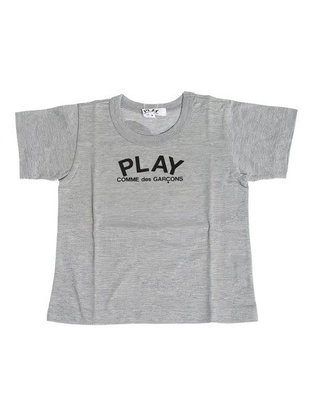  Comme Des Garçons Play Kids Heart-print T-shirt - Grey 
