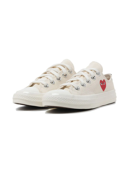  Comme Des Garçons Play Kids X Converse Heart-logo Sneakers - Neutrals 