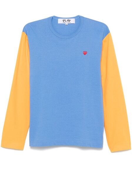  Comme Des Garçons Play Mini Heart-patch T-shirt - Blue 