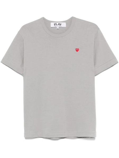  Comme Des Garçons Play Mini Heart-patch T-shirt - Grey 
