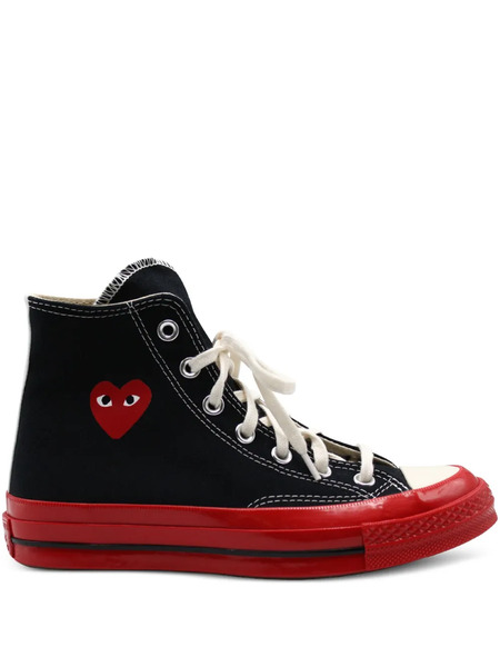  Comme Des Garçons Play X Converse Chuck 70 Sneakers - Black 