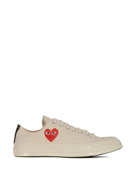  Comme Des Garçons Play X Converse Heart Chuck 70 Sneakers - Neutrals 