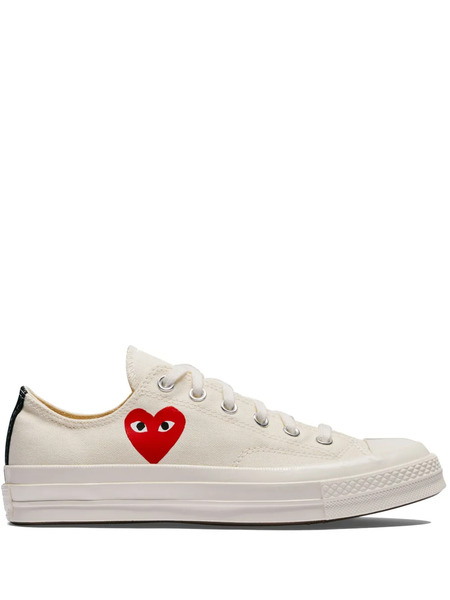  Comme Des Garçons Play X Converse X Comme Des Garçons Converse Sneakers - White 
