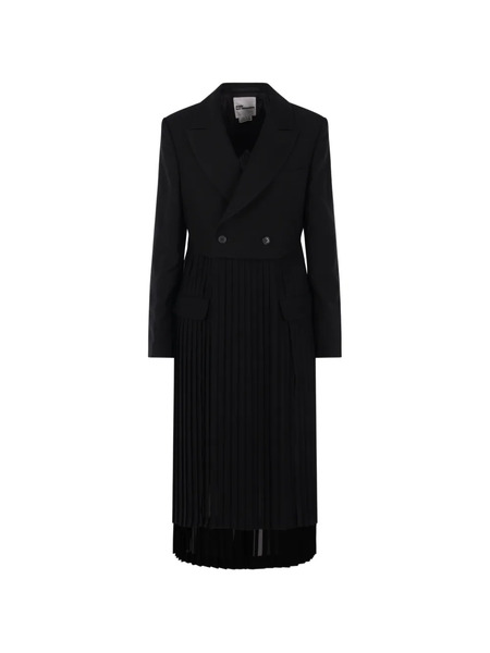  Comme Des Garçons Pleated Button Dress - Black 