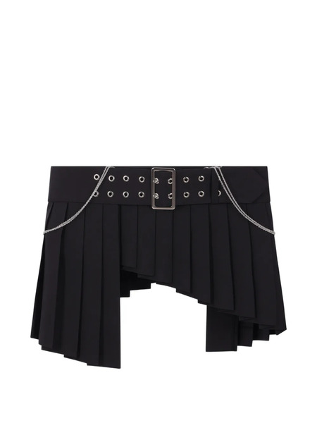  Comme Des Garçons Pleated Mini Skirt - Black 