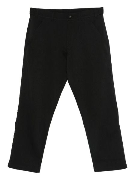  Comme Des Garçons Shirt Button-fastening Patch-pocket Pants - Black 