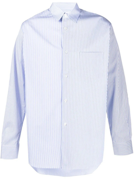  Comme Des Garçons Shirt Forever Multi-stripe Shirt - Blue 