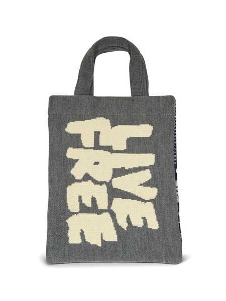  Comme Des Garçons Shirt live Free Tote Bag - Grey 