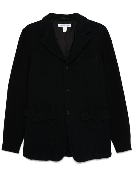  Comme Des Garçons Shirt Single-breasted Blazer - Blue 