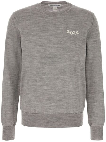  Comme Des Garçons Shirt Wool Sweater - Grey 