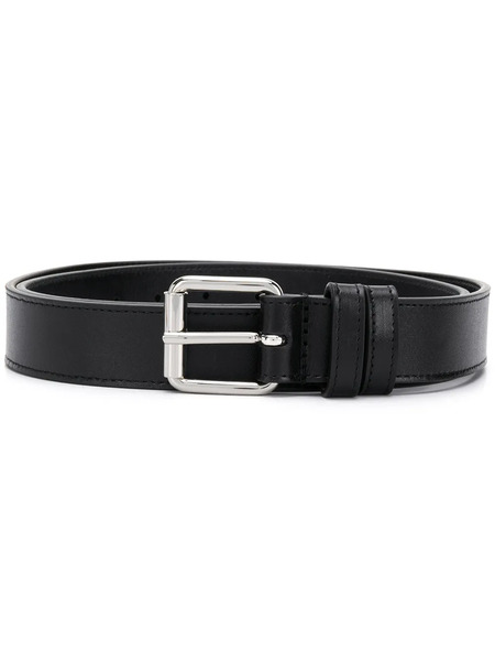  Comme Des Garçons Square-tip Leather Belt - Neutrals 