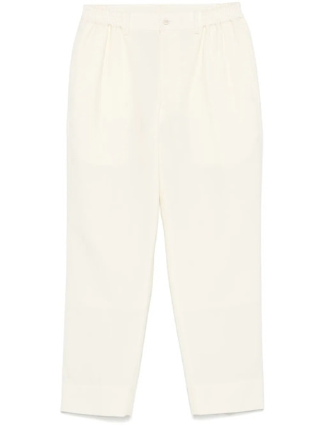  Comme Des Garçons Tapered Trousers - White 