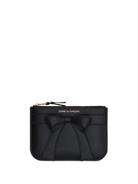  Comme Des Garçons Wallet Big Bow Purse - Black 