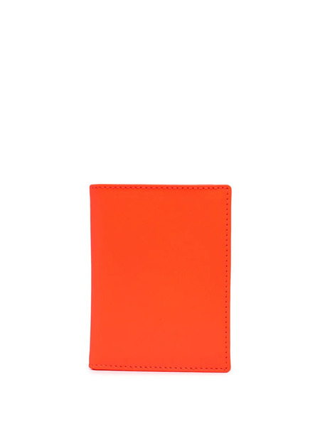  Comme Des Garçons Wallet Colour-block Cardholder Wallet - Orange 
