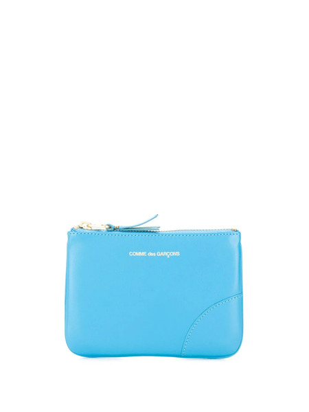  Comme Des Garçons Wallet Colour-block Leather Wallet - Blue 