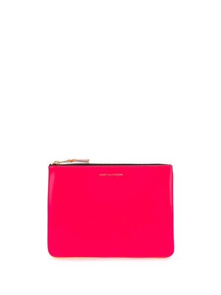  Comme Des Garçons Wallet Colour-block Zipped Purse - Pink 