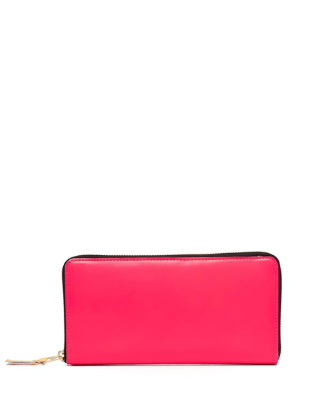  Comme Des Garçons Wallet Contrast-zip Wallet - Pink 