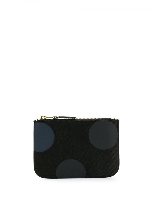  Comme Des Garçons Wallet Dot Pouch Wallet - Black 