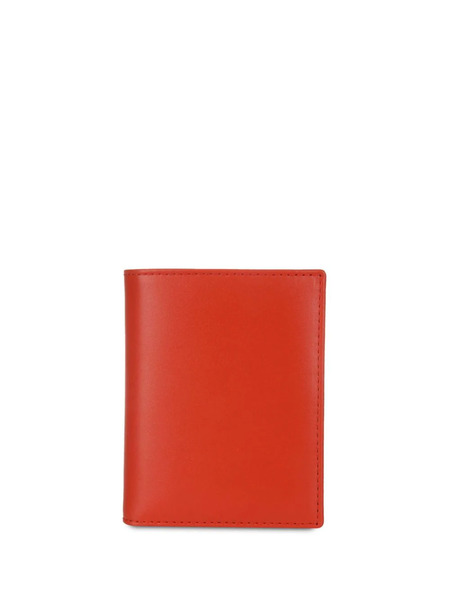  Comme Des Garçons Wallet Leather Bifold Wallet - Orange 