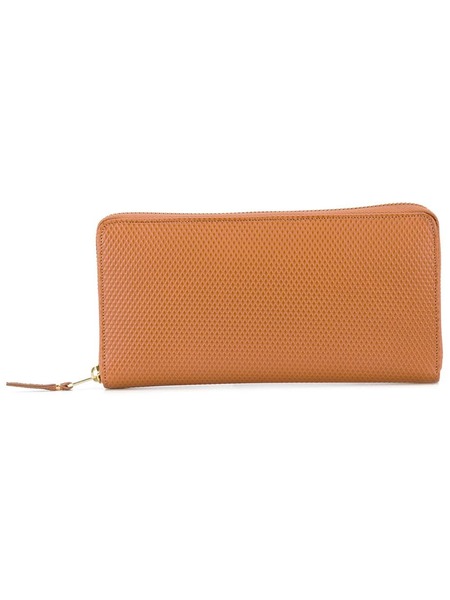  Comme Des Garçons Wallet Leather Continental Wallet - Brown 
