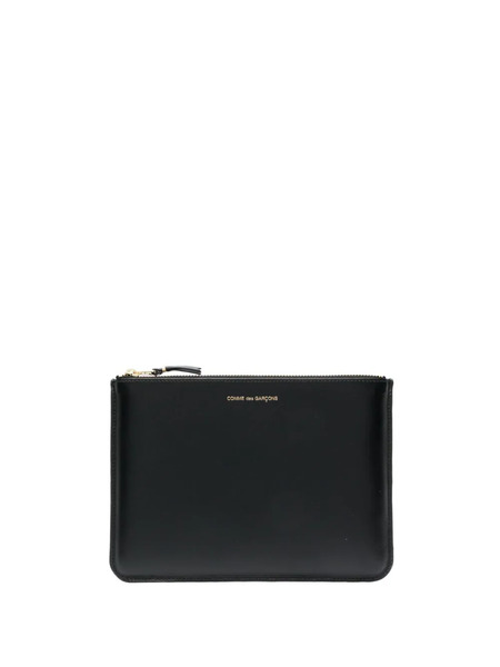  Comme Des Garçons Wallet Logo-print Leather Wallet - Black 