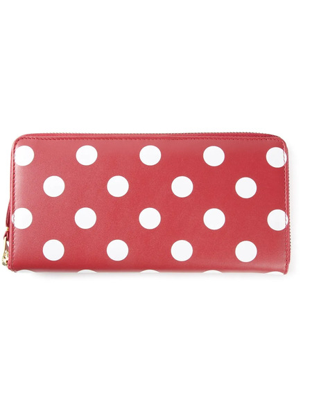  Comme Des Garçons Wallet Polka-dot Long Wallet - Red 