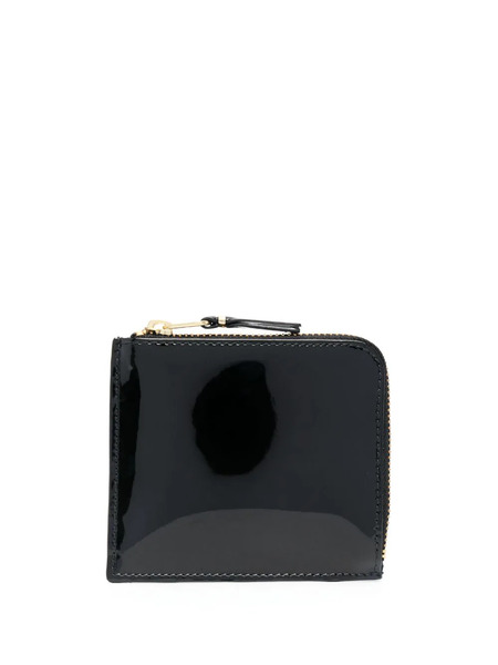  Comme Des Garçons Wallet Polka Dot Print Small Wallet - Black 