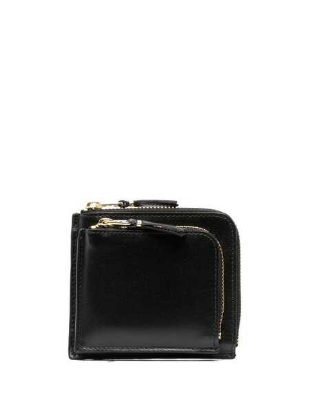  Comme Des Garçons Wallet Small Leather Cardholder - Black 