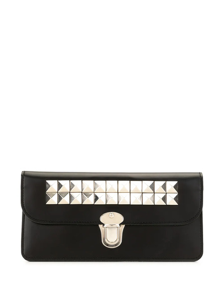 Comme Des Garçons Wallet Studded Leather Wallet - Black 