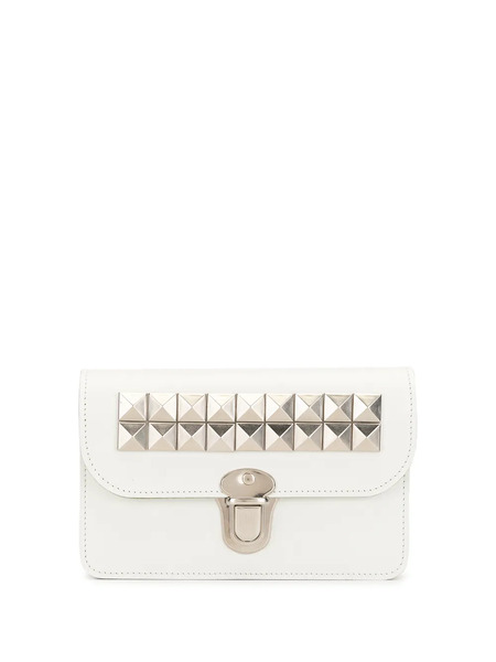  Comme Des Garçons Wallet Studded Leather Wallet - White 