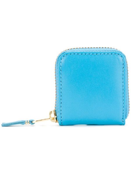  Comme Des Garçons Wallet Zip-around Leather Wallet - Blue 