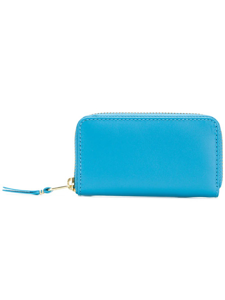  Comme Des Garçons Wallet Zip-around Leather Wallet - Blue 