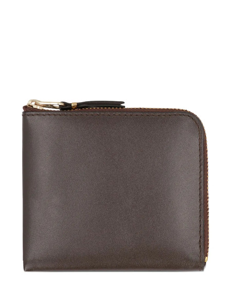  Comme Des Garçons Wallet Zip-around Leather Wallet - Brown 