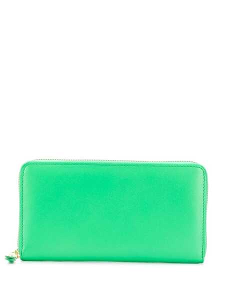  Comme Des Garçons Wallet Zip-around Leather Wallet - Green 