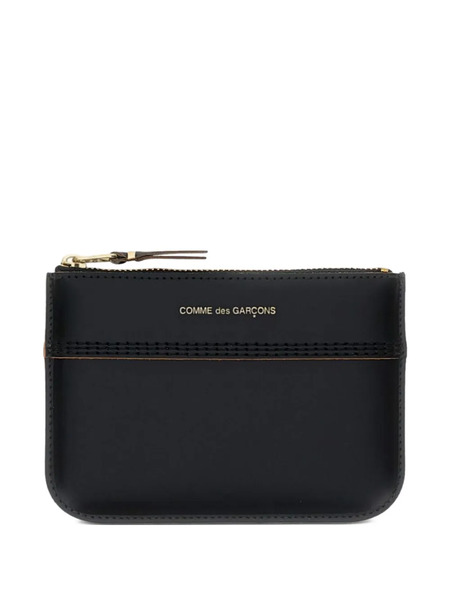  Comme Des Garçons Wallet Zip-fastening Leather Wallet - Black 