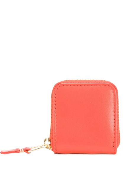  Comme Des Garçons Wallet Zipped Leather Purse - Yellow 