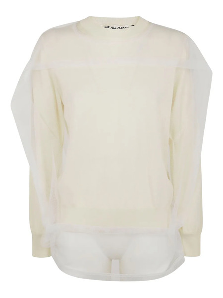  Comme Des Garçons Wool Sweatshirt - Neutrals 