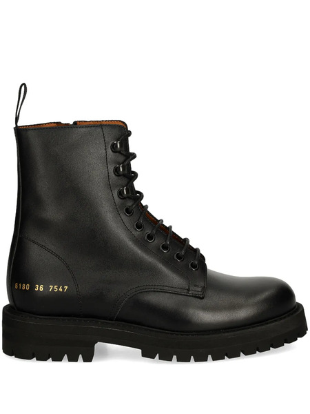  Common Projects Leather Boots - Black 