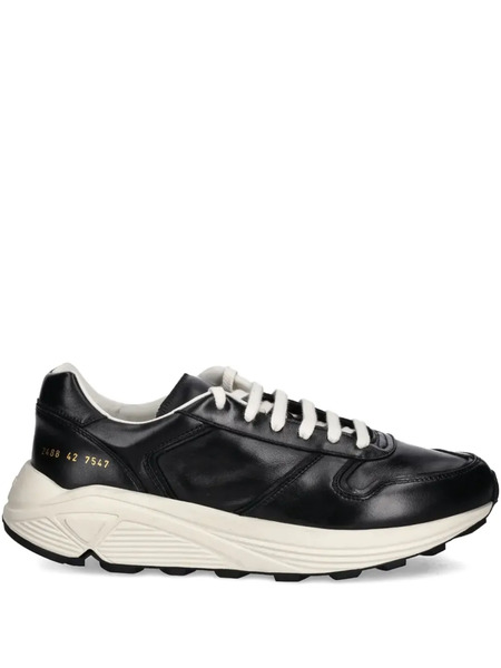  Common Projects Premium Runner Leather Sneakers - Black 
