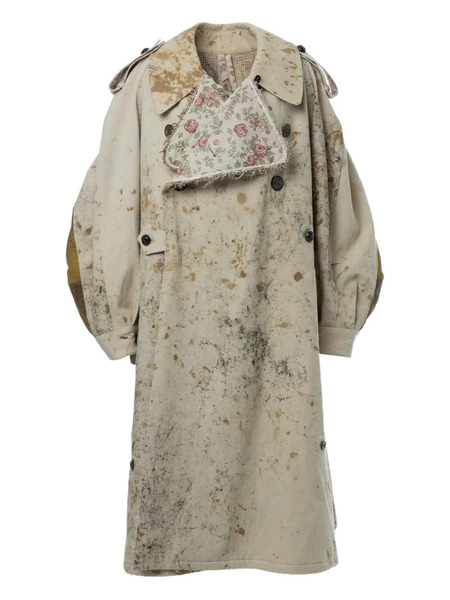  Communs Double-breasted Coat - Neutrals 