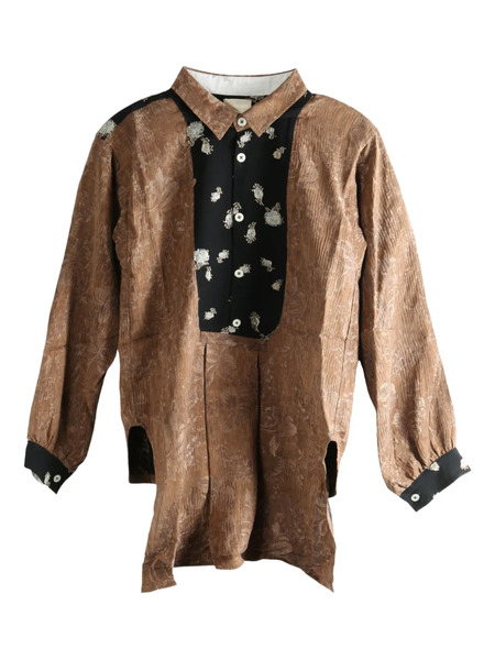  Communs Floral Print Buttoned Shirt - Brown 